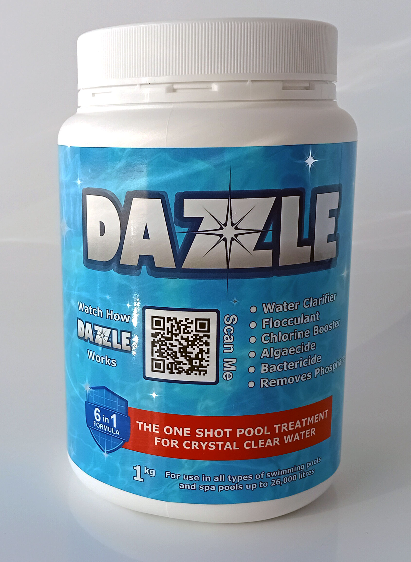 Dazzle 1kg pool water treatment